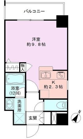 BUENA東幸町弐番館の物件間取画像